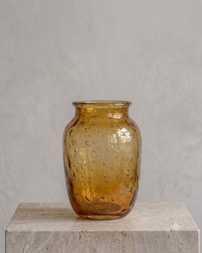 Braune Vase