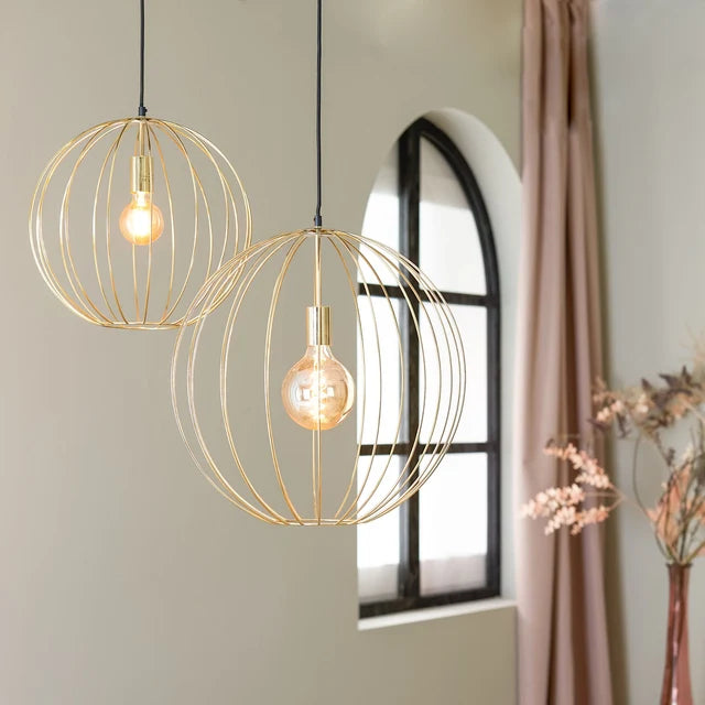 Light & Living hanglamp Suden - goud - Ø50cm