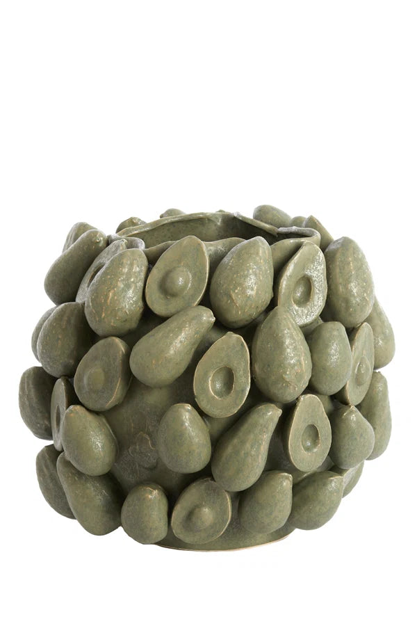 Light & Living vaas AVOCADO - 36x35.5x31.5cm - groen