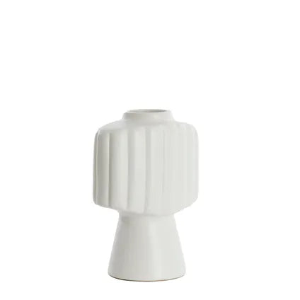 Light & Living - Vaas GANDARA - 29.5x18x38.5cm - Wit